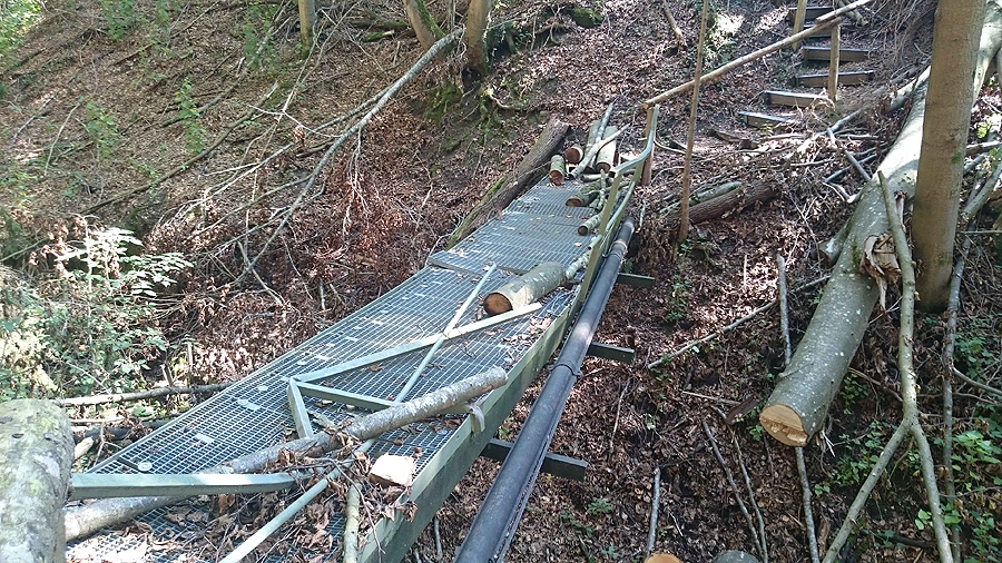 BildStollenweg wieder begehbar