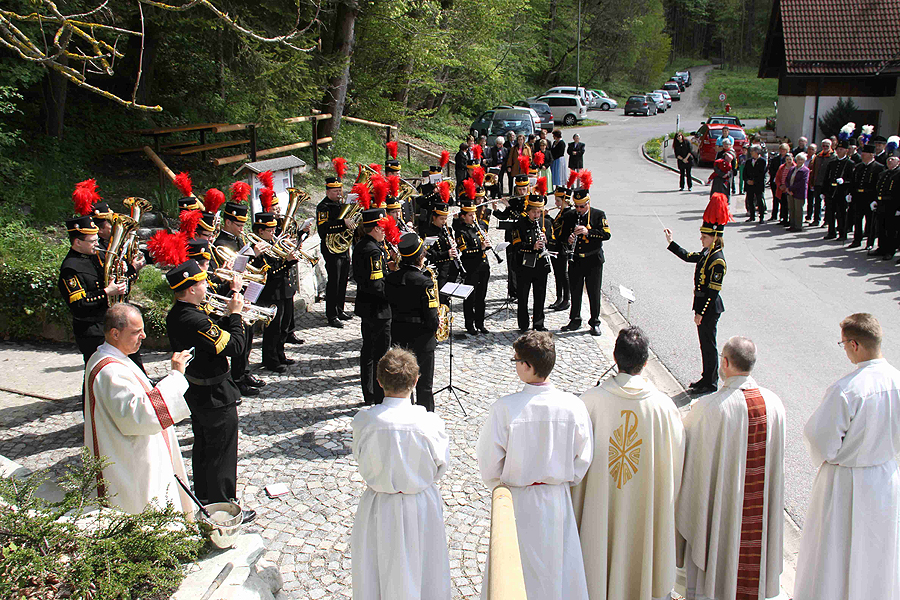 © by Knappenverein Peissenberg - 01.05.2014 Weihe des Hauptstollen und der Barbaraglocke