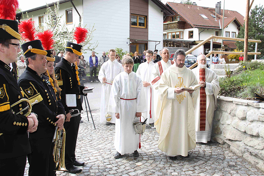 © by Knappenverein Peissenberg - 01.05.2014 Weihe des Hauptstollen und der Barbaraglocke